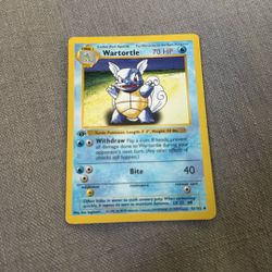 Pokemon - Wartortle 1st Edition 