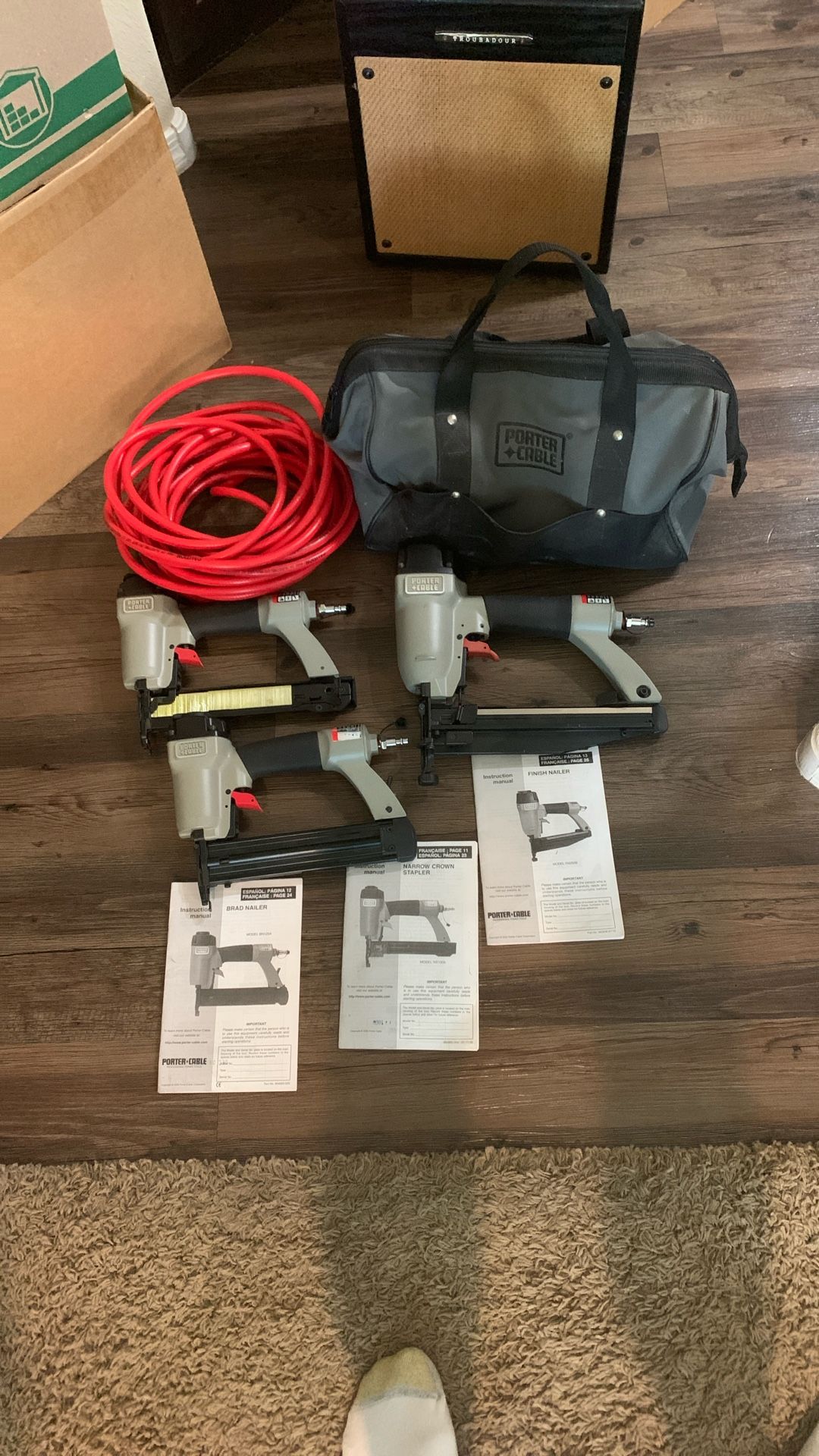 Porter Cable Narrow Crown Stapler Finish Nailer Brad Nailer