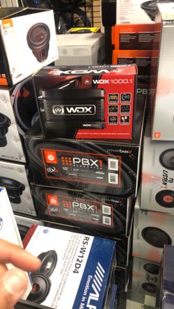 Db drive wdx1000.1 and pair of powerbass pbx12 Inch Subwoofer in Sale Today for 399.98