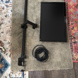Viewsonic Monitor And Arm