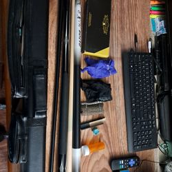 Pool Player  Set Stick And More 