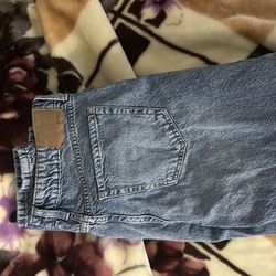 Baggy low rise jeans