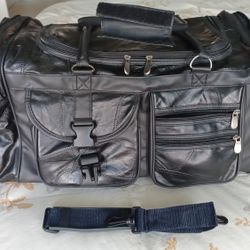 Leather Duffle Bag/carry On