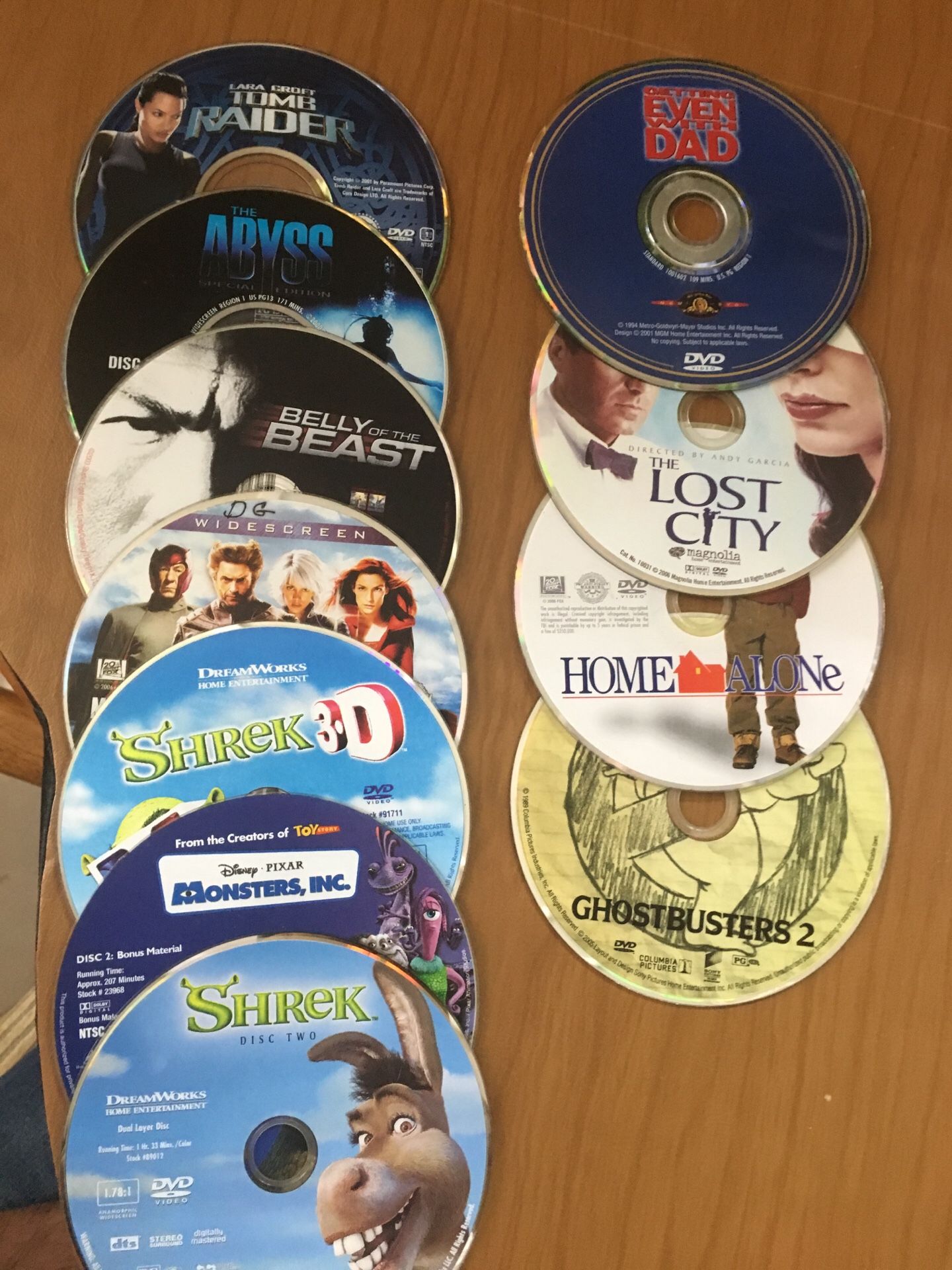 Mixed Dvds, kids, action etc