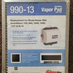 New Sealed Humidifier Vapor Pad 990-13 General Aire