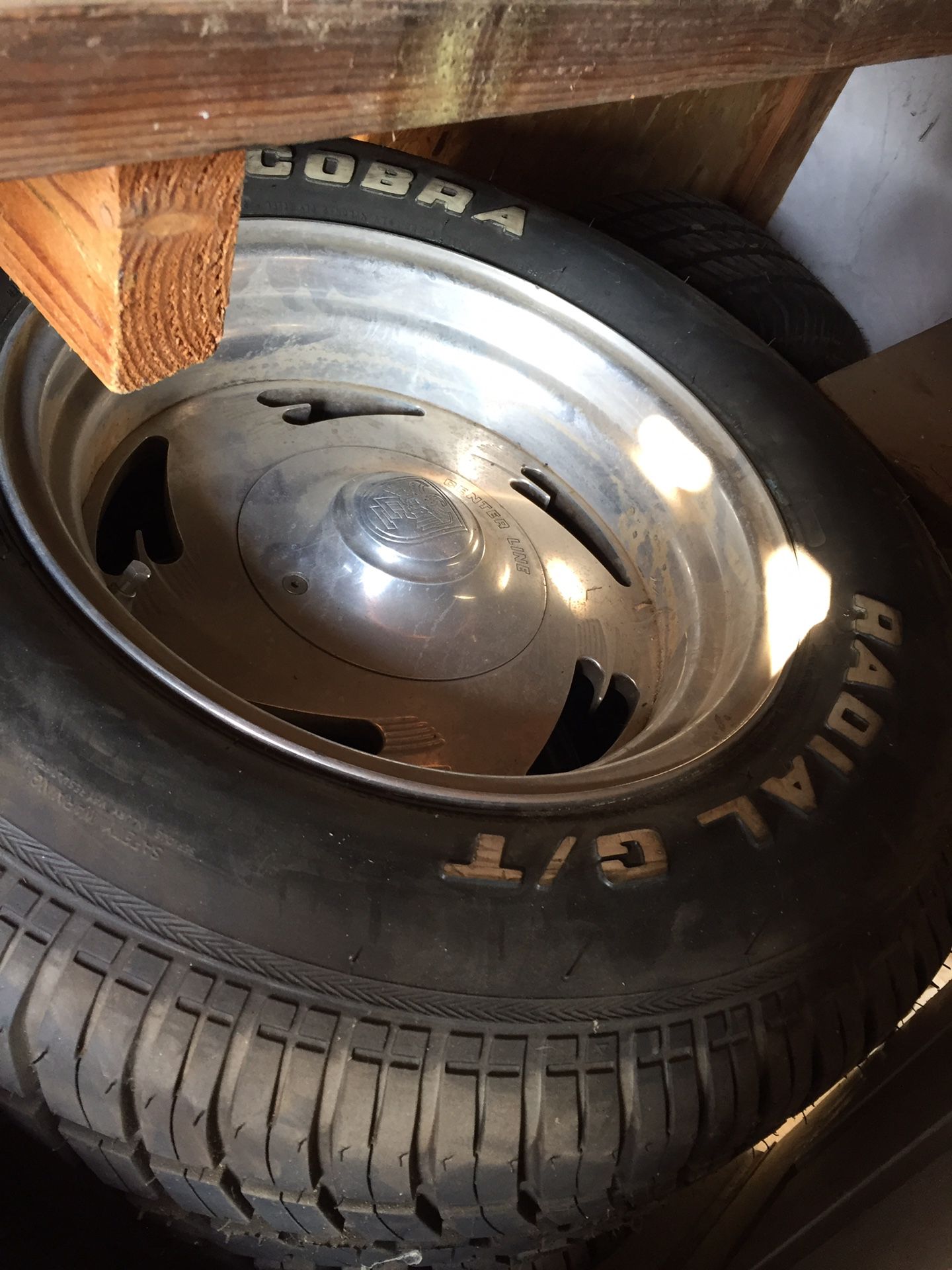 Center line Rims with new tires