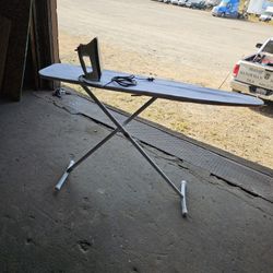 Ironing Board And Iron
