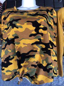 Yellow Camo shirt