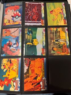 Pokemon topps &1999 poketrivia cards lot