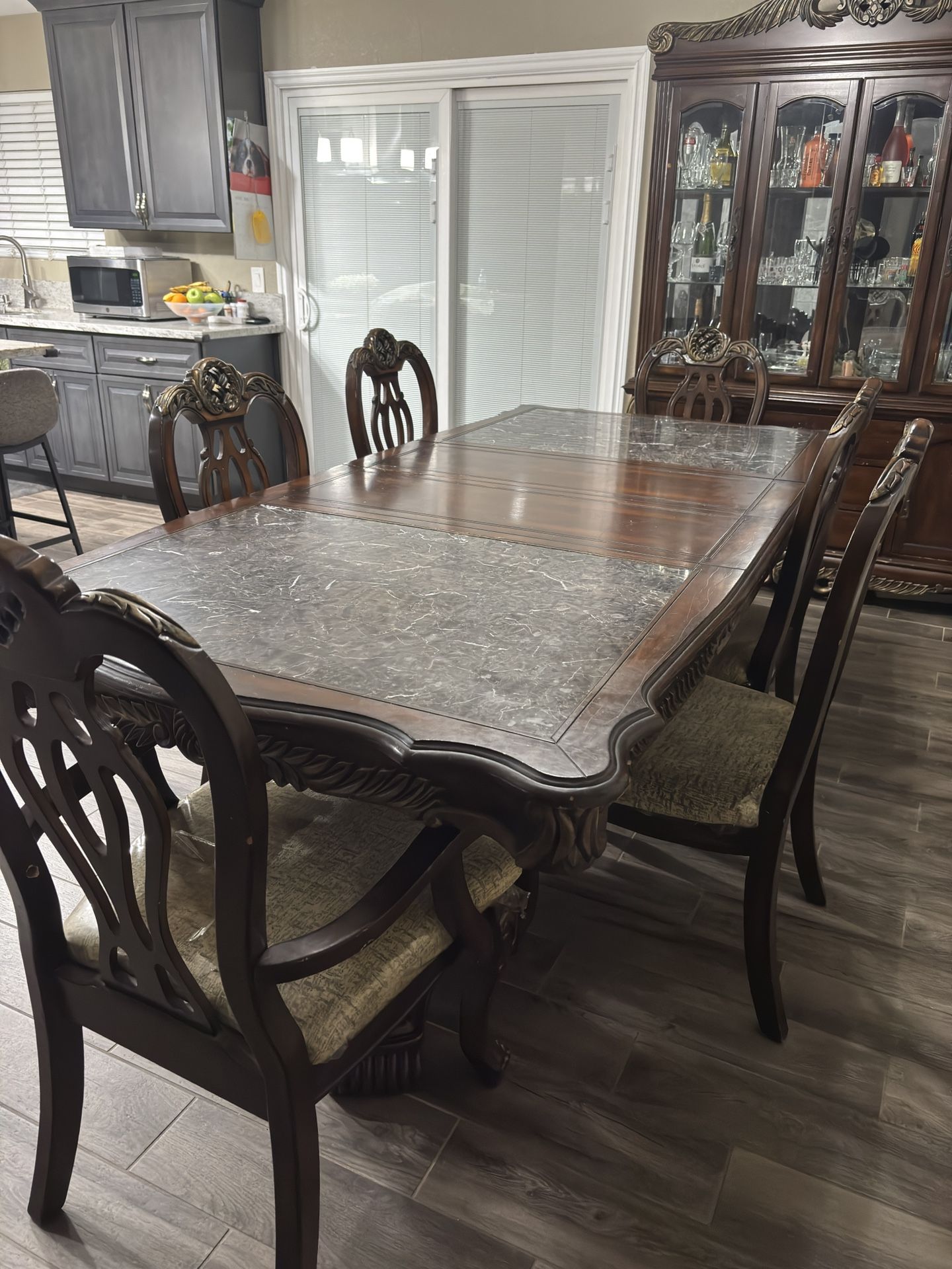 Dining Table Set With China Cabinet