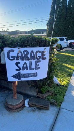 GARAGE SALE TODAY