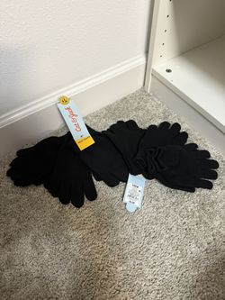 2 Sets Of 3 Pair!!! Cat And Jack Kids Gloves