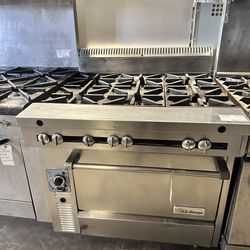 6 Burner US Range With Convection Oven 