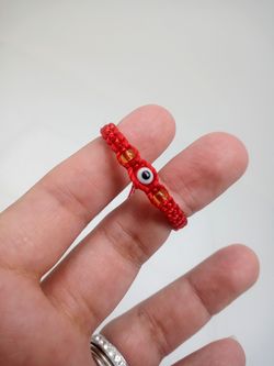 Red baby Bracelet Protection small eye