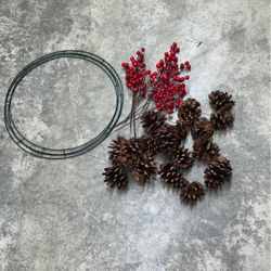Craft Christmas Wreath Supplies 