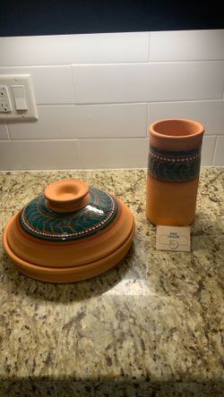 Designs from Earth Tortilla warmer and wine cooler Red Clay Earthenware