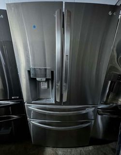 LG French Door Refrigerator w/ Dual Freezer Drawers – Stainless Steel