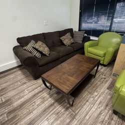 FREE SOFA AND COFFEE TABLE