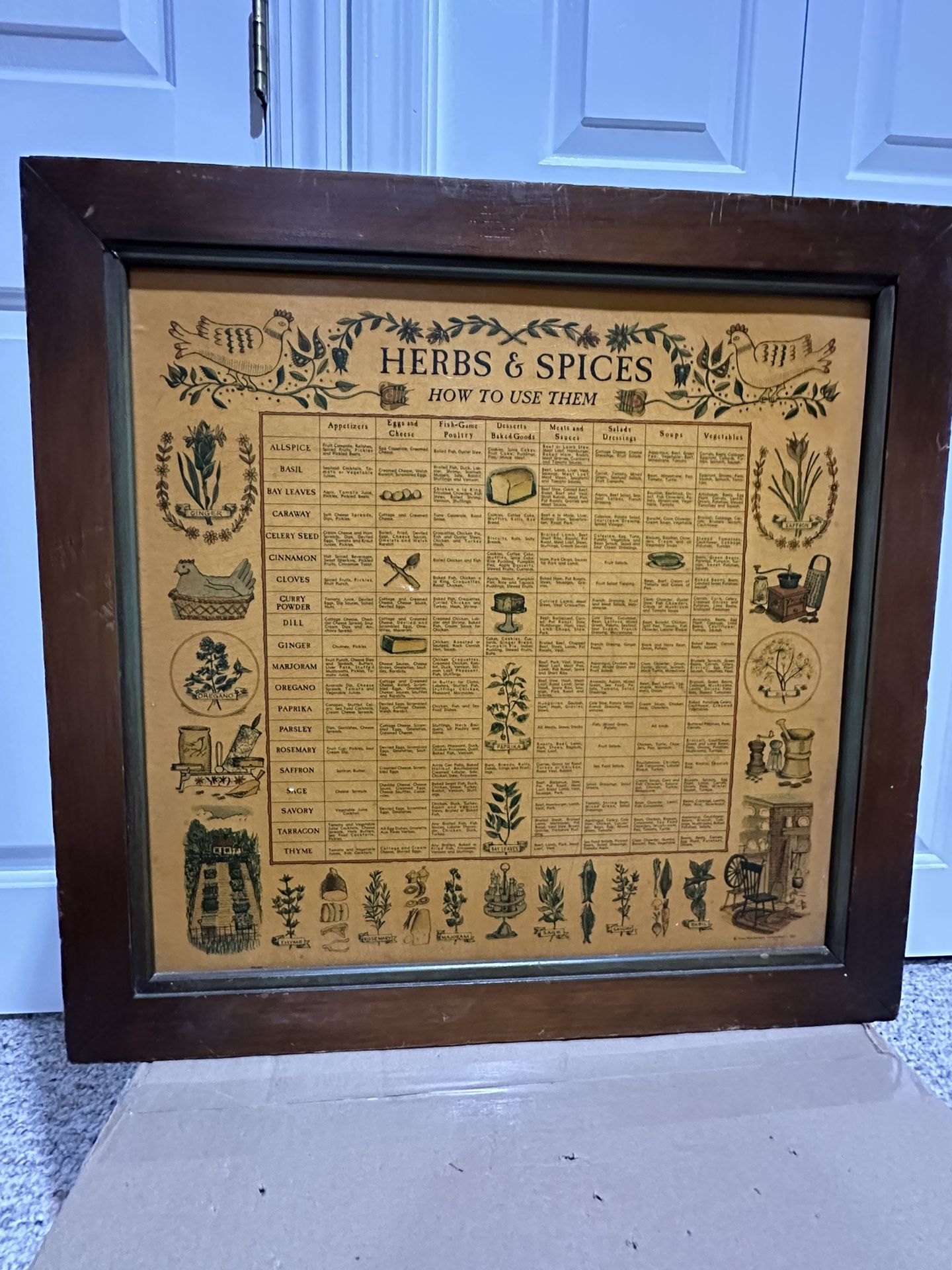Vintage Spice Cabinet