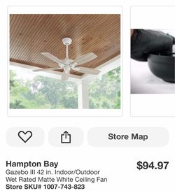 Ceiling fan new in box $65