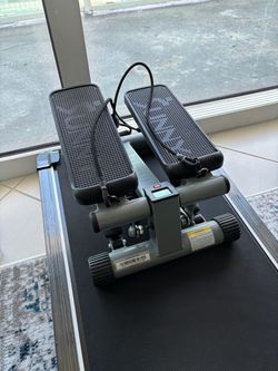 Sunny mini stepper with resistance bands