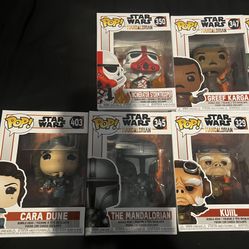 Mandalorian Funko pops