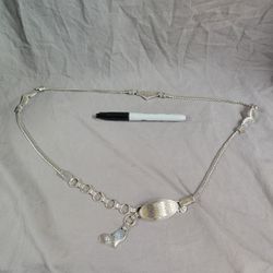 38" Decorative Metal Belt, Body Jewelry 