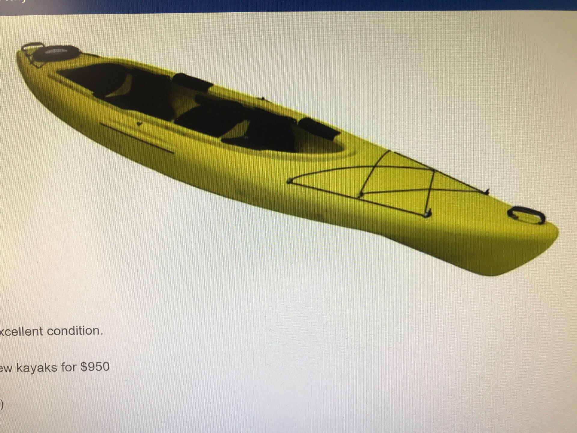 Equinox 14.0T Tandem Kayak with paddles