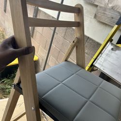 2  wooden chairs really comfy