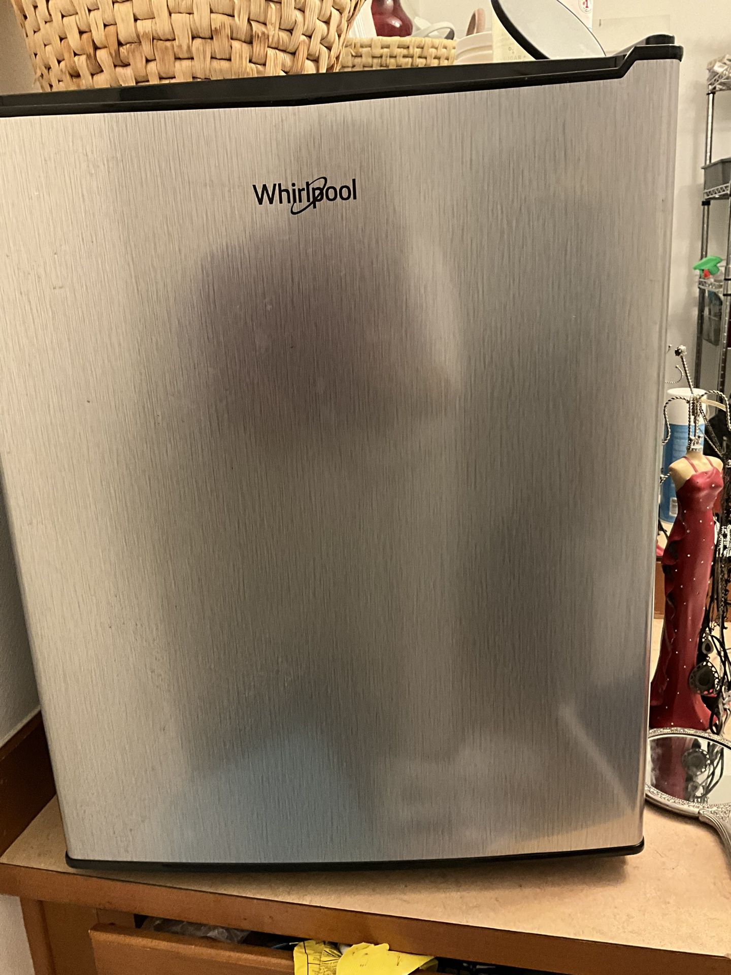 Whirlpool  Mini fridge With Freezer, Like New 