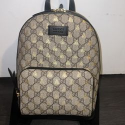 GUCCI mini Bee Backpack Supreme GG