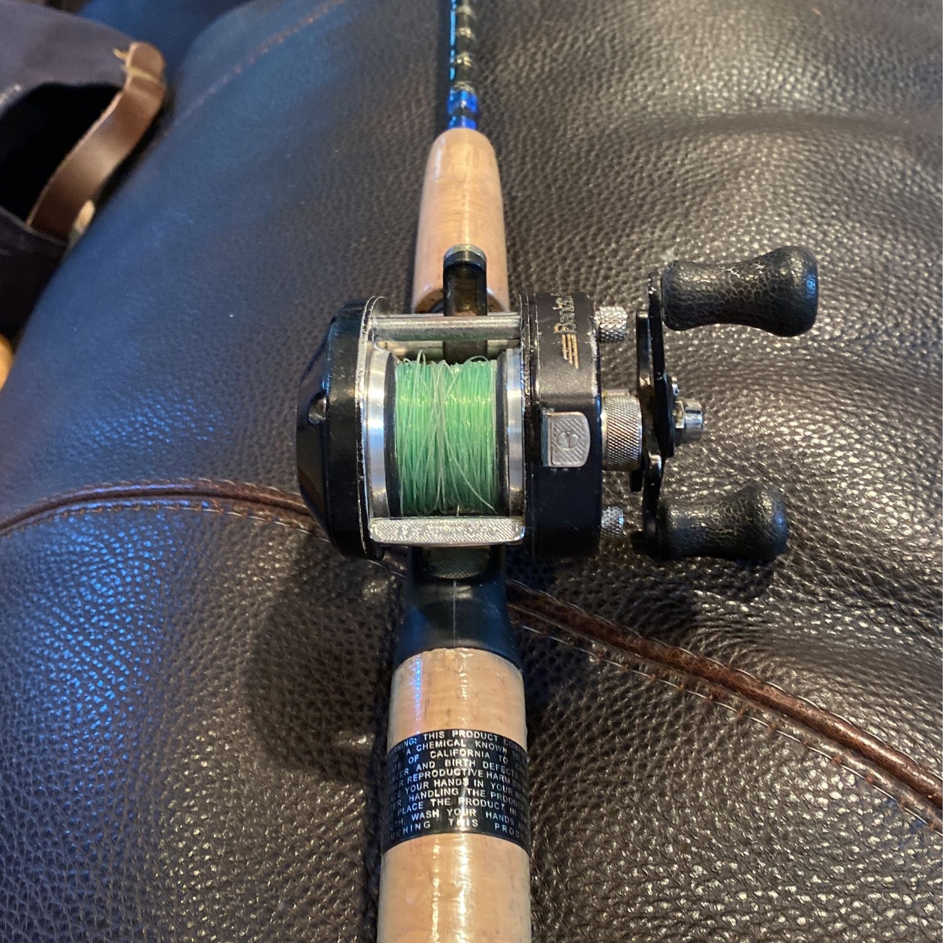 Shimano Bantam Mag 10X Reel On 7’ Graphite Rod  Set Up Ready To Fish   Very Smooth!  $85 Firm   