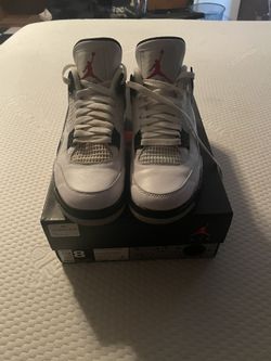 Jordan 4 White Cement Size 8
