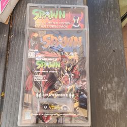 1994 Spawn Comic hot wheels limited mobile pack sealed