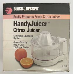 Black&Decker Handy Juicer, Open Box, Less than Half The Online Price On Amazon