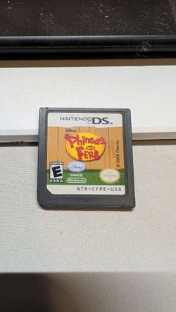 NINTENDO DS 2009 DISNEY PHINEAS AND FERB VIDEO GAME CARTRIDGE ONLY