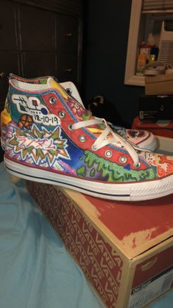 Custom Chuck Taylors Size 10