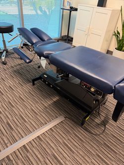 Leander chiropractic table for sale, in great shape