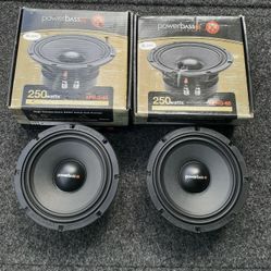 NEW! (Pair) 6.5" Pro-Mids Speakers 
