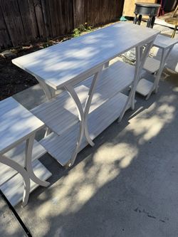 Modern Entry Way Table End Table 