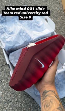 Nike mind 001 slide Team red university red