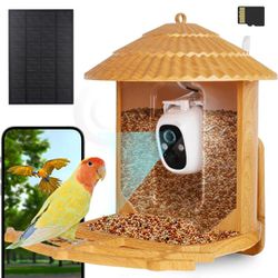 NIB Smart Bird Feeder w/Camera & AI Identify Bird Species
