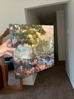Thomas kinkade canvas