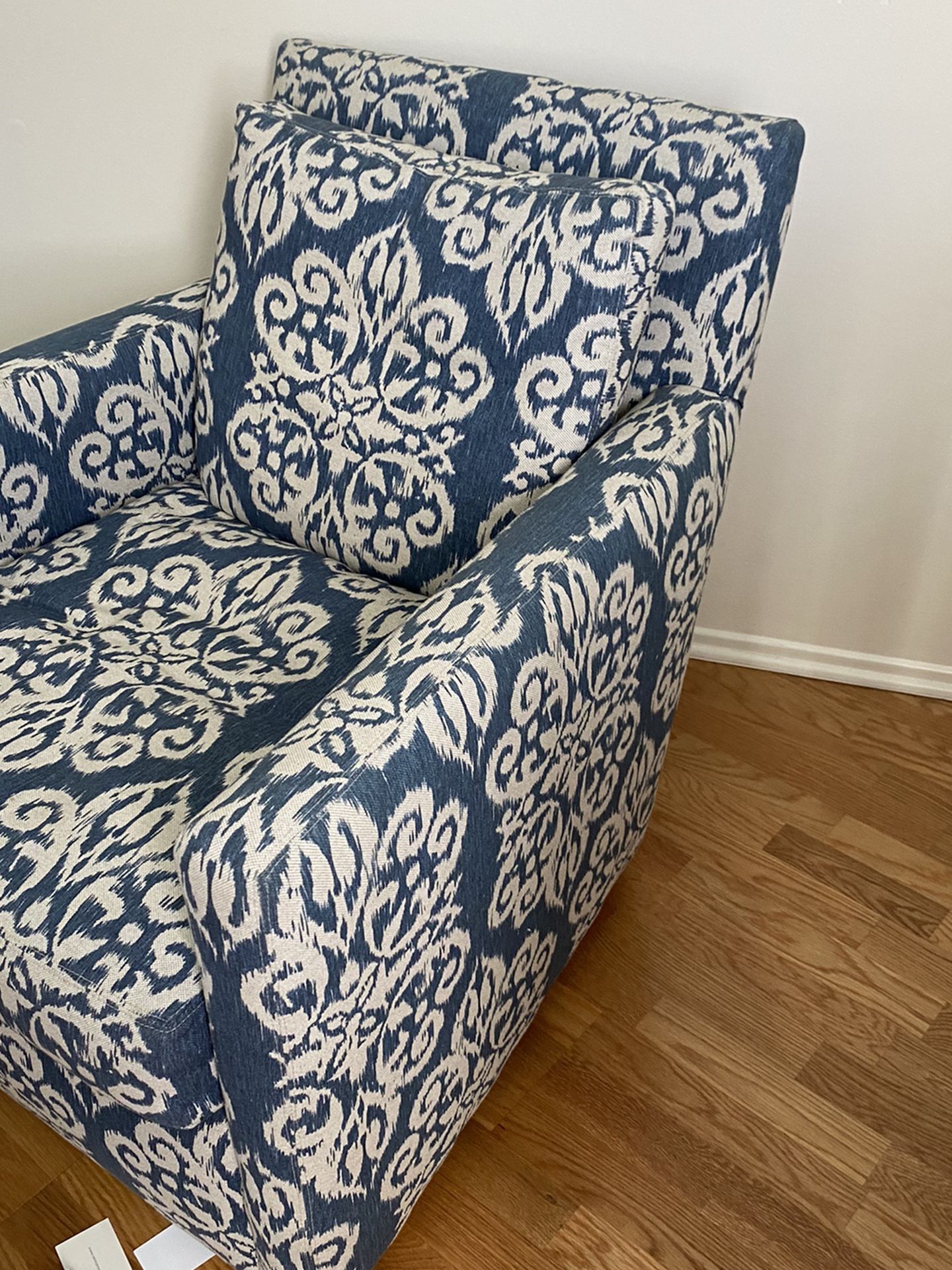 Blue Floral Rocking Chair-$150