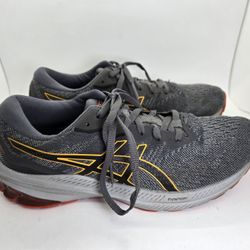 Asics GT-1000 11 Shoes Mens 7.5 Grey Running Athletic Workout Stability Sneakers