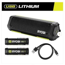 Ryobi USB Lithium Bluetooth Speaker 