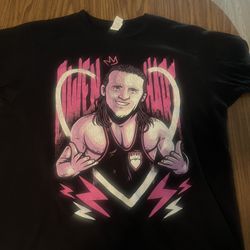 WWE Owen Hart Caricature Graphic T-Shirt  M