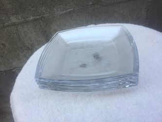Princess house 3 glass plate