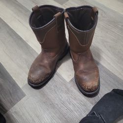 Steel Toe Boots Size 10