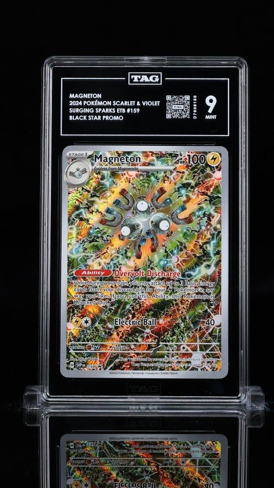Magneton 159 Surging Sparks ETB Promo Pokemon SVP EN Grade 9 TAG